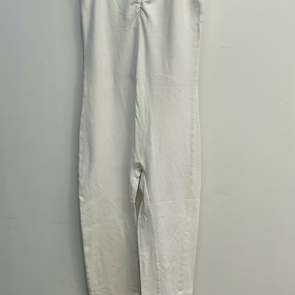 Cream Sleeveless Jumpsuit